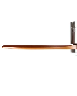 Outlet Beliani Ventilatore a soffitto con luce PIAYE con telecomando LED Marrone Marrone Argento