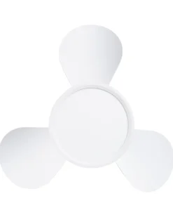 Sale Beliani Ventilatore a soffitto con luce PUNTI con telecomando LED Bianco
