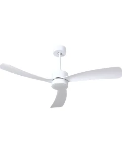 Sale Beliani Ventilatore a soffitto con luce PRASLIN con telecomando LED Bianco