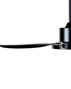 Discount Beliani Ventilatore a soffitto con luce LOUVET con telecomando LED Nero