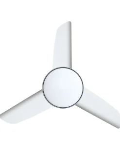 Best Beliani Ventilatore a soffitto con luce STRAWBERRY con telecomando LED Grigio Bianco Grigio