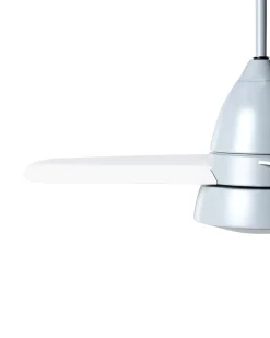Best Beliani Ventilatore a soffitto con luce STRAWBERRY con telecomando LED Grigio Bianco Grigio