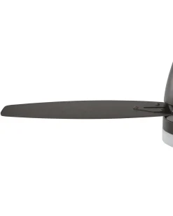 Best Beliani Ventilatore a soffitto con luce MLAVA con telecomando LED Marrone Bianco Marrone Nero
