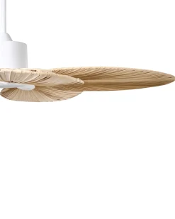 Online Beliani Ventilatore a soffitto MAMMOTH Naturale Bianco Naturale