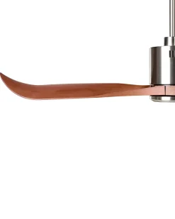 Clearance Beliani Ventilatore a soffitto ROSEAU Marrone Marrone Nero