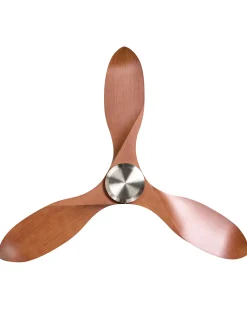 Clearance Beliani Ventilatore a soffitto ROSEAU Marrone Marrone Nero